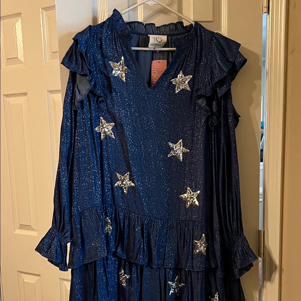Fantastic Fawn Blue Starry Dress
